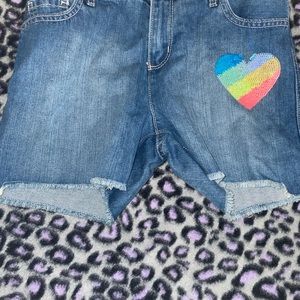 Light blue Jean shorts